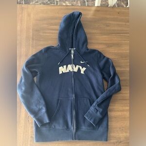 Nike U.S. Navy Hoodie Blue Size Large